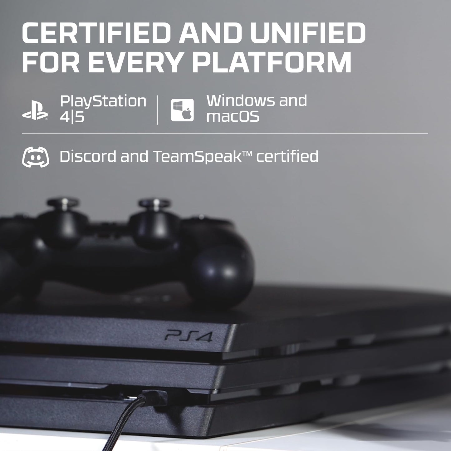 Micrófono USB Sobremesa – Para Streamers y Gamers, Negro